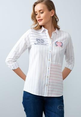 Kadın Pembe Gömlek Uzunkol - 50199261018