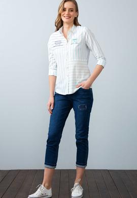 Kadın Yeşil Gömlek Uzunkol - 50199261027