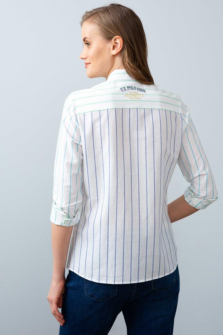 Kadın Yeşil Gömlek Uzunkol - 50199261027