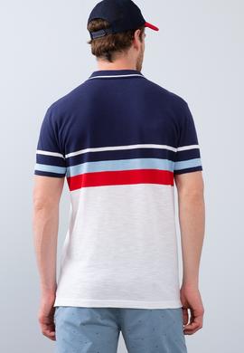 Erkek Lacivert Polo Yaka T-Shirt - 50199293026