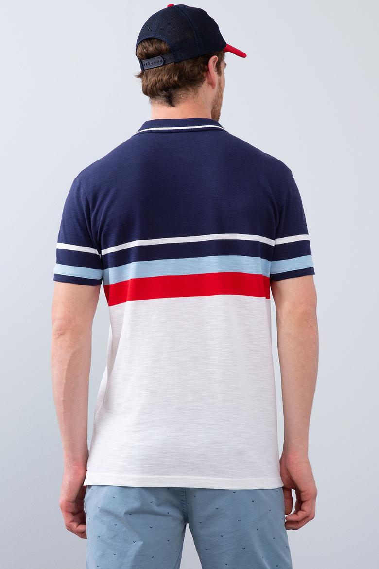 Erkek Lacivert Polo Yaka T-Shirt - 50199293026