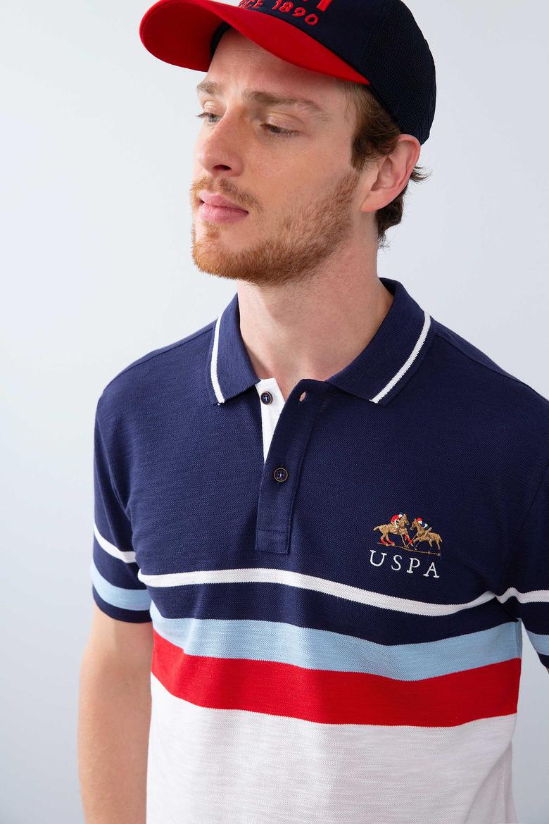 Erkek Lacivert Polo Yaka T-Shirt - 50199293026