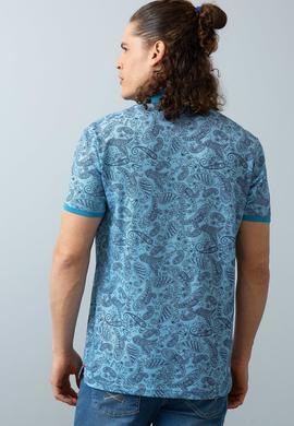 Erkek Koyu İndigo Polo Yaka T-Shirt - 50199307013