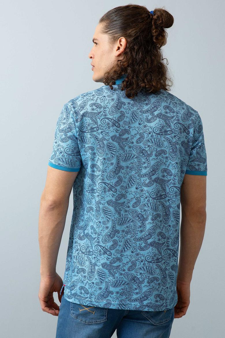 Erkek Koyu İndigo Polo Yaka T-Shirt - 50199307013