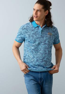 Erkek Koyu İndigo Polo Yaka T-Shirt - 50199307013