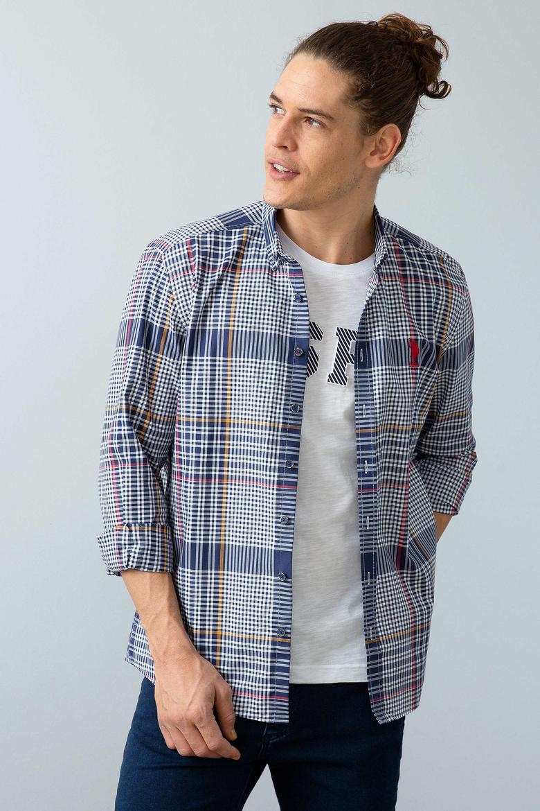 Erkek Lacivert Gömlek - 50199339001