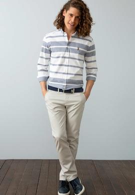 Erkek Lacivert Gömlek Uzunkol - 50199343001