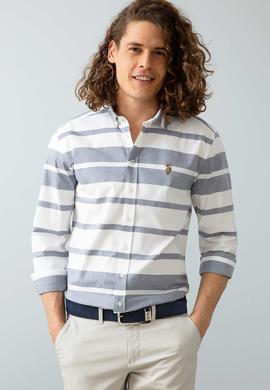 Erkek Lacivert Gömlek Uzunkol - 50199343001