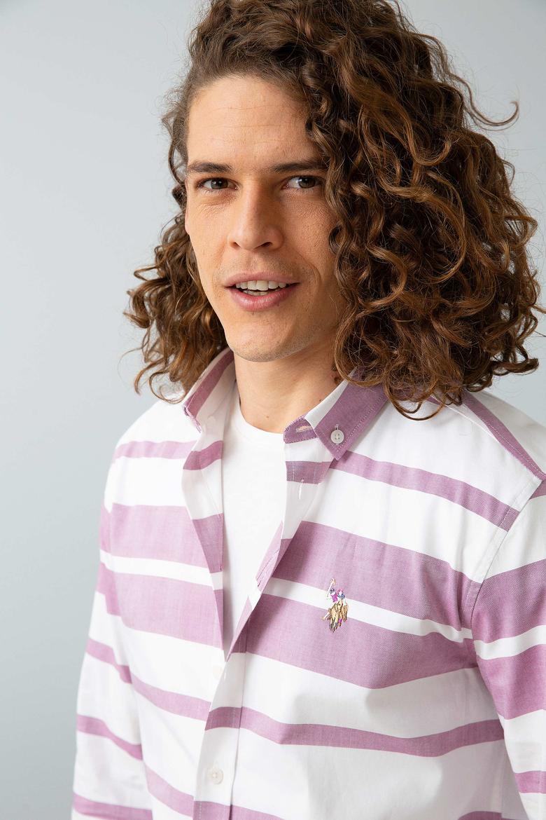 Erkek Pembe Gömlek - 50199343019