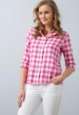 Kadın Pembe Gömlek Uzunkol - 50199347002