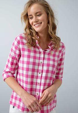 Kadın Pembe Gömlek Uzunkol - 50199347002