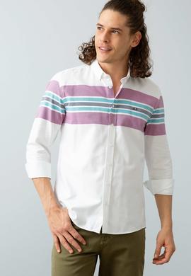 Erkek Menekşe Uzun Kollu Gömlek - 50199369001