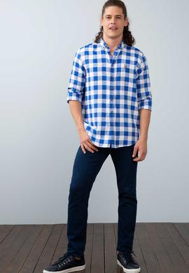 Erkek Mavi Gömlek - 50199376003