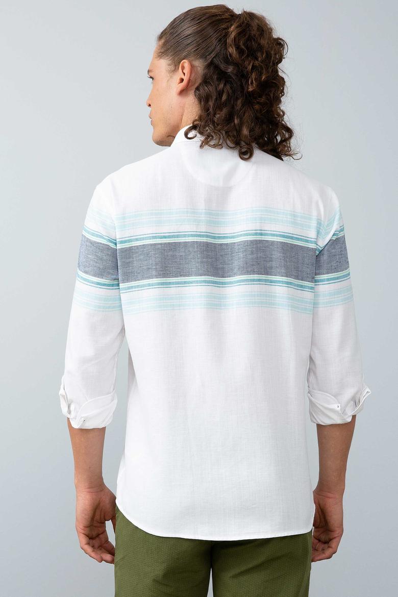 Erkek Mavi Gömlek Uzunkol - 50199378017