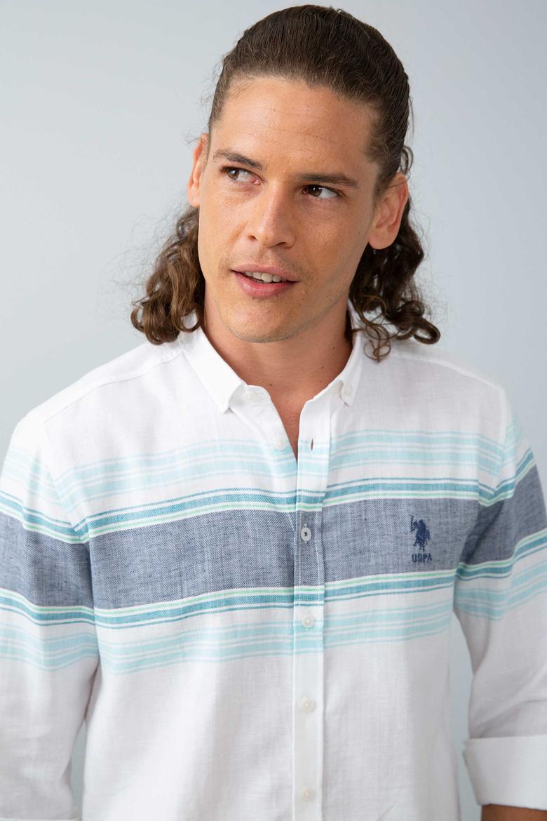 Erkek Mavi Gömlek Uzunkol - 50199378017