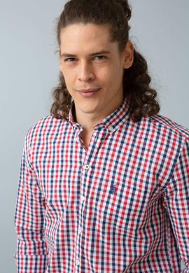 Erkek Kırmızı Gömlek Uzunkol - 50199402004