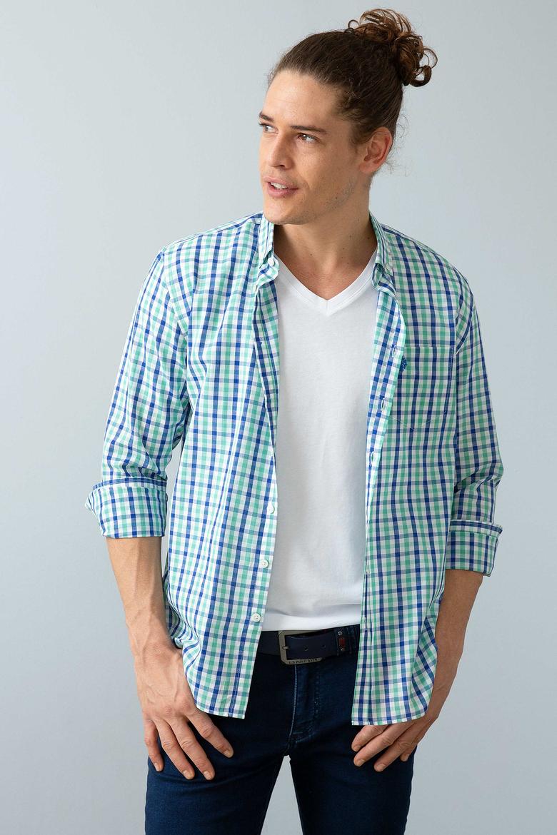 Erkek Yeşil Gömlek - 50199402019
