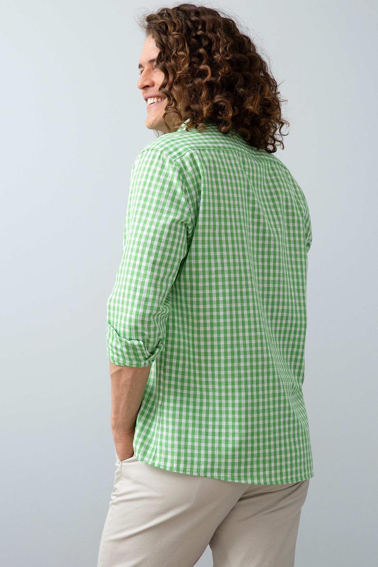 Erkek Yeşil Gömlek Uzunkol - 50199500022