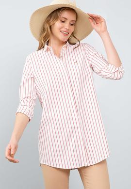 Kadın Kırmızı Dokuma Elbise - 50199514002