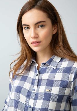 Kadın Lacivert Gömlek - 50199613002