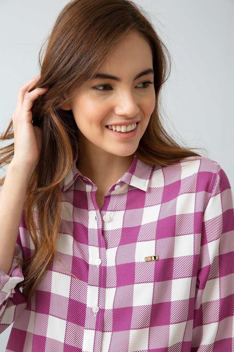 Kadın Pembe Gömlek - 50199613010