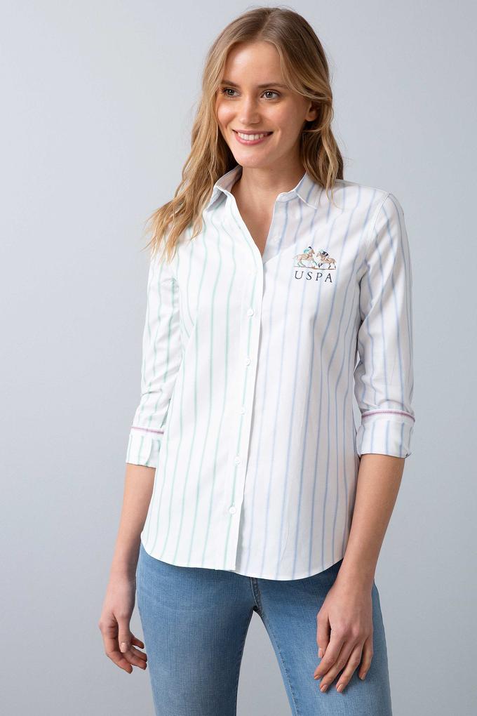 Kadın Yeşil Gömlek Uzunkol