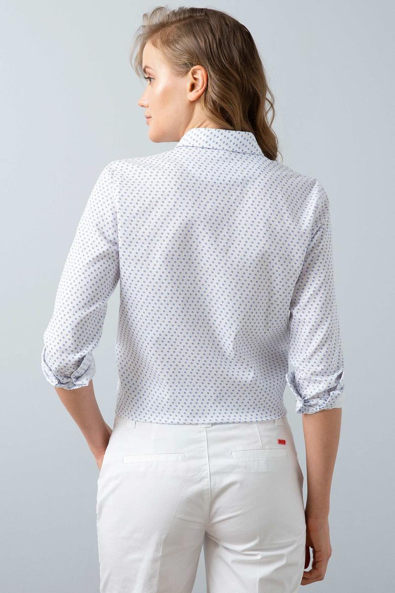 Kadın Mavi Gömlek Uzunkol - 50199641010