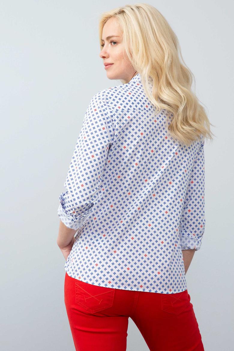 Kadın Beyaz Gömlek Uzunkol - 50199642002