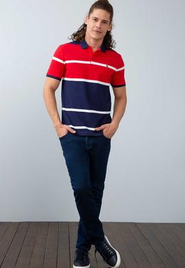 Erkek Kırmızı Polo Yaka T-Shirt - 50199651011