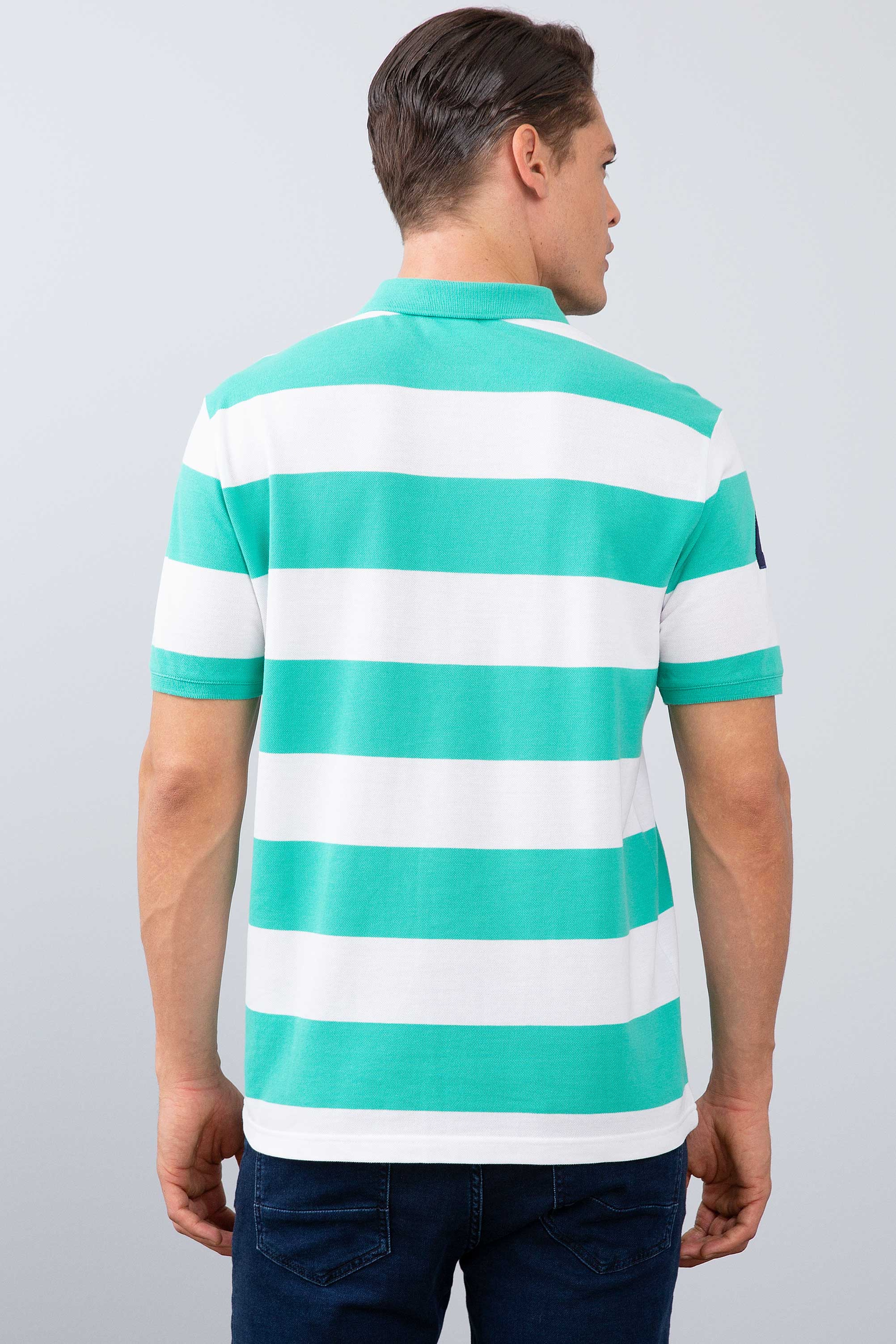 Erkek Mint Yeşili Polo Yaka T-Shirt - Image 2