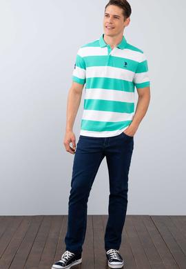 Erkek Mint Yeşili Polo Yaka T-Shirt - 50199653021