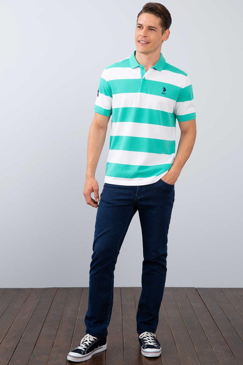 Erkek Mint Yeşili Polo Yaka T-Shirt - 50199653021