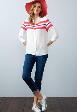 Kadın Pembe Gömlek Uzunkol - 50199655012