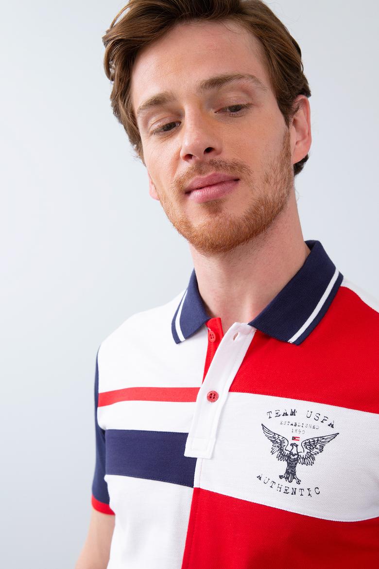 Erkek Kırmızı Polo Yaka T-Shirt - 50199656019