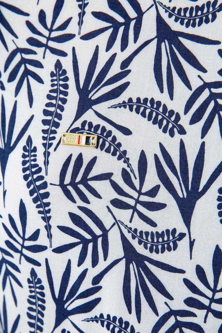 Kadın Lacivert Gömlek Uzunkol - 50199659002