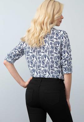 Kadın Lacivert Gömlek Uzunkol - 50199659002