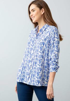 Kadın Mavi Gömlek Uzunkol - 50199659010