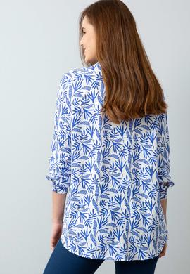 Kadın Mavi Gömlek Uzunkol - 50199659010