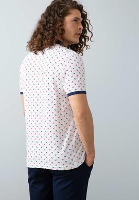 Erkek Beyaz Polo Yaka T-Shirt - 50199677004