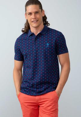 Erkek Lacivert Polo Yaka T-Shirt - 50199677012