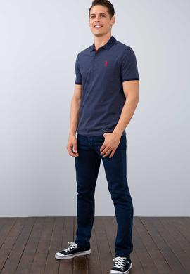 Erkek Lacivert Polo Yaka T-Shirt - 50199678017