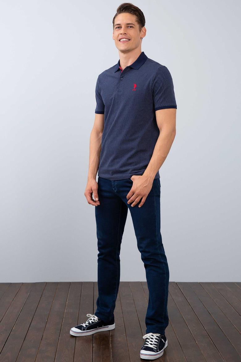 Erkek Lacivert Polo Yaka T-Shirt - 50199678017