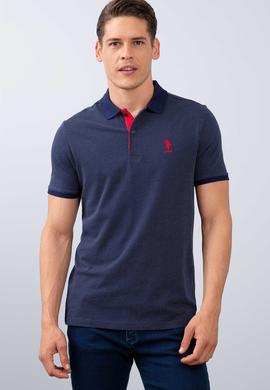 Erkek Lacivert Polo Yaka T-Shirt - 50199678017