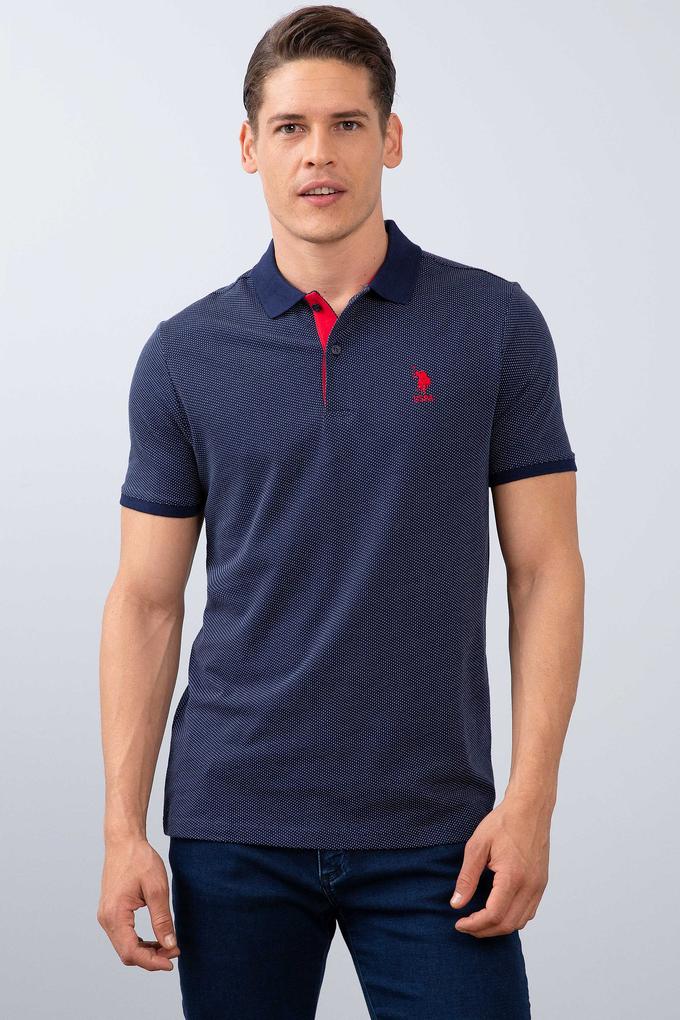 Erkek Lacivert Polo Yaka T-Shirt