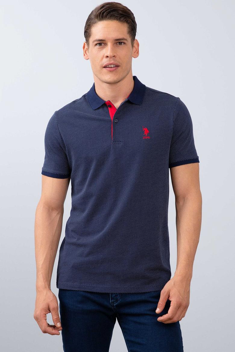 Erkek Lacivert Polo Yaka T-Shirt