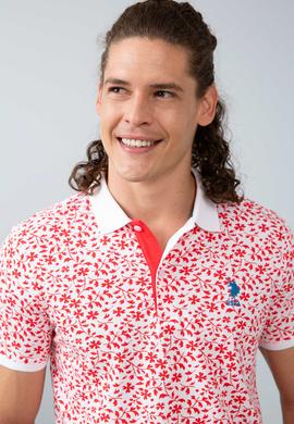 Erkek Nar Çiçeği Polo Yaka T-Shirt - 50199679027