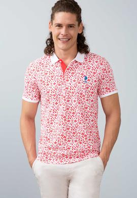 Erkek Nar Çiçeği Polo Yaka T-Shirt - 50199679027