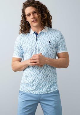 Erkek Mavi T-shirt - 50199681023