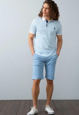 Erkek Mavi T-shirt - 50199681023