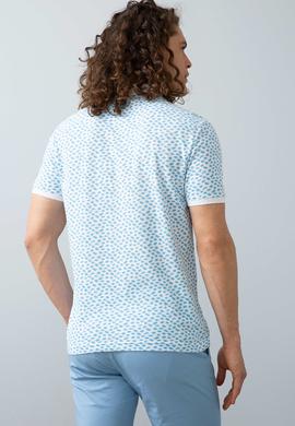 Erkek Mavi T-shirt - 50199681023